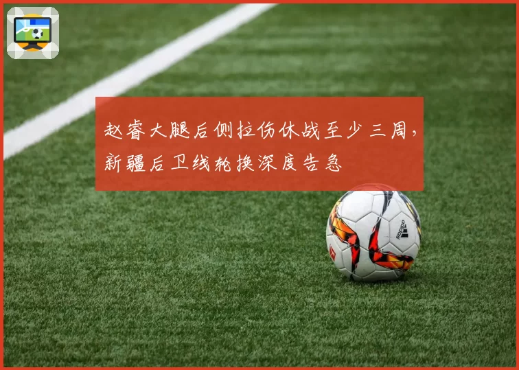 赵睿大腿后侧拉伤休战至少三周,新疆后卫线轮换深度告急
